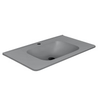 Раковина Vincea VCB-2VP800G из кварцевого камня, цвет серый