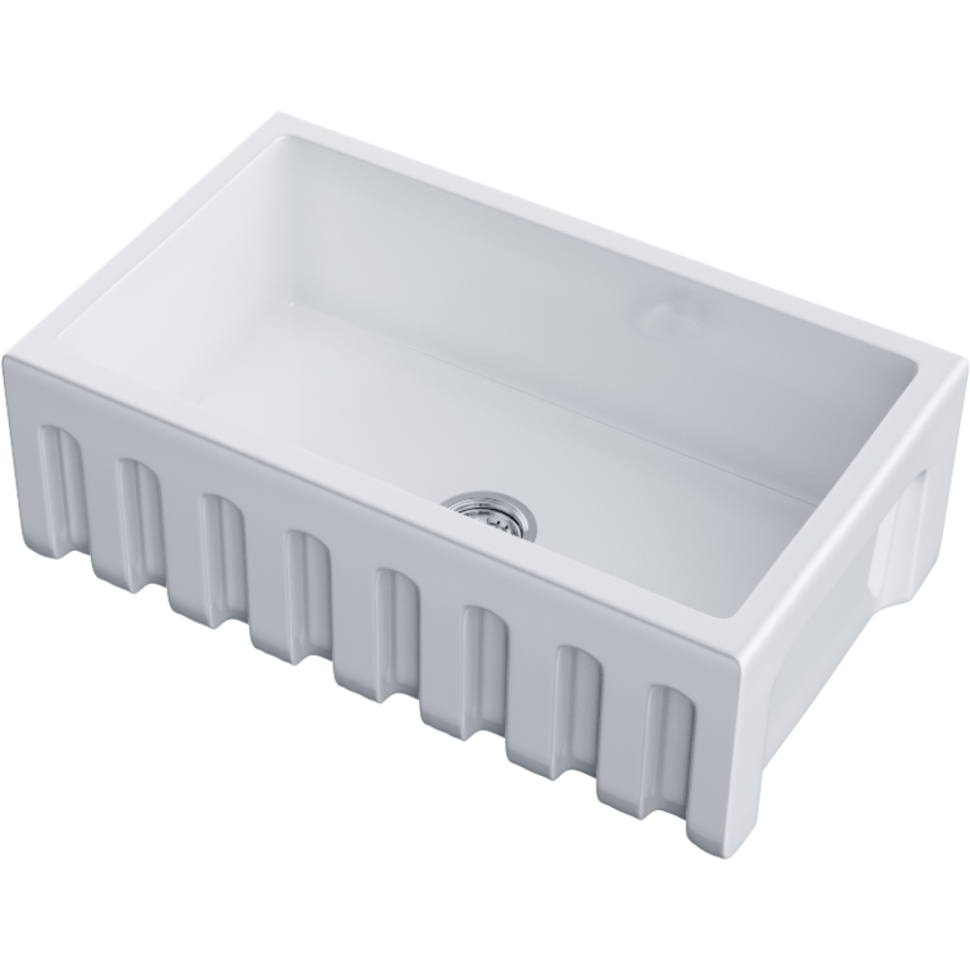 Кухонная мойка Omoikiri Mikura 76-WH Glossy Natceramic/белый глянцевый