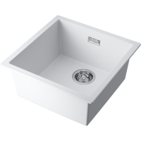 Кухонная мойка Omoikiri Yamakawa 45T-U/I-WH Tetogranit/белый