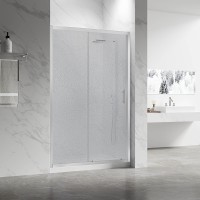 Душевая дверь Veconi Vianno VN-55, 1300x1950, хром, стекло pear