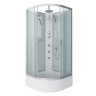 Душевая кабина Niagara Classic NG-3301-14BKTG (90х90х210) средний поддон(26см),стекло матовое,4 места