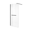 Душевая перегородка Niagara Nova NG-681-11ВLACK (110х195) черный,стекло прозрачое,1 место