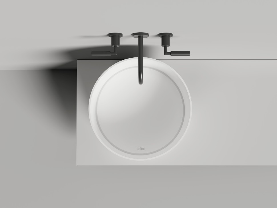 Раковина накладная ARMONIA ROUND 03 покраска по RAL полностью 450х450х450 S-Sense Глянцевое