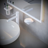 Смеситель для раковины-чаши Timo Saona 2311/16F белый матовый