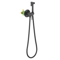 Смеситель встроенный с гигиеническим душем Timo Saona 2338/03SM черный