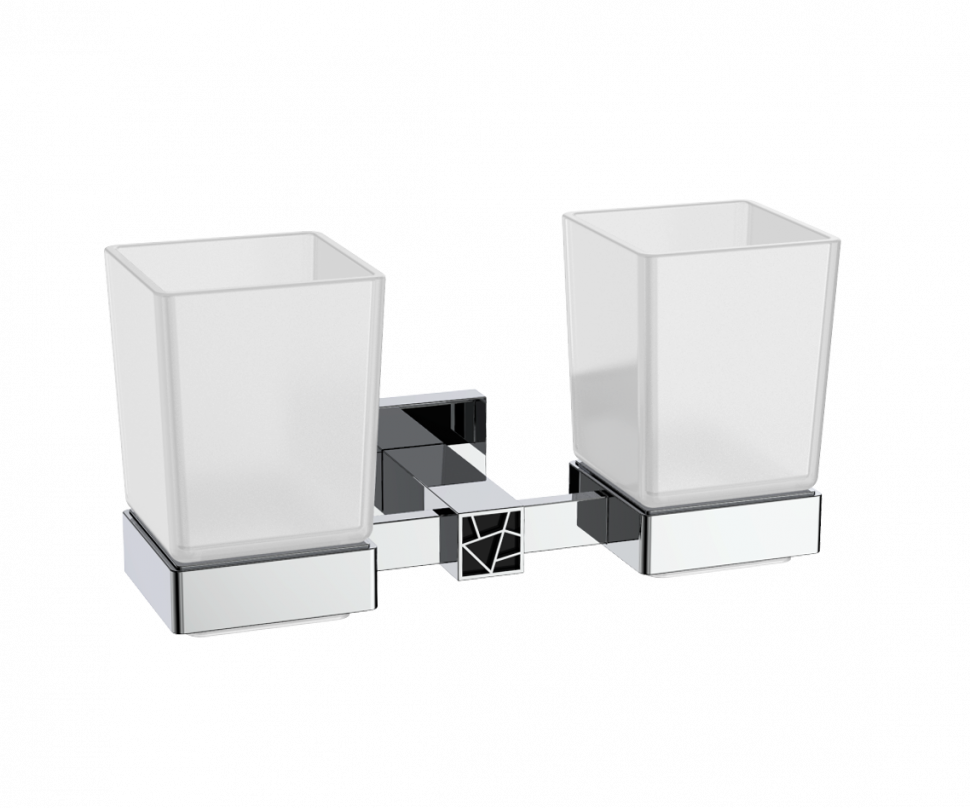 Стакан двойной подвесной 88603-1