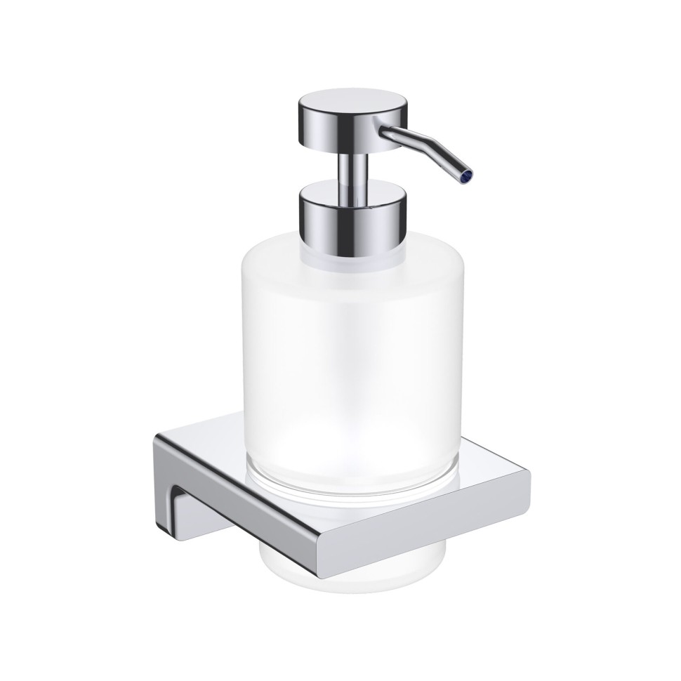 AQM7312CR Tivoli Диспенсер для жидкого мыла, латунь/матовое стекло, хром