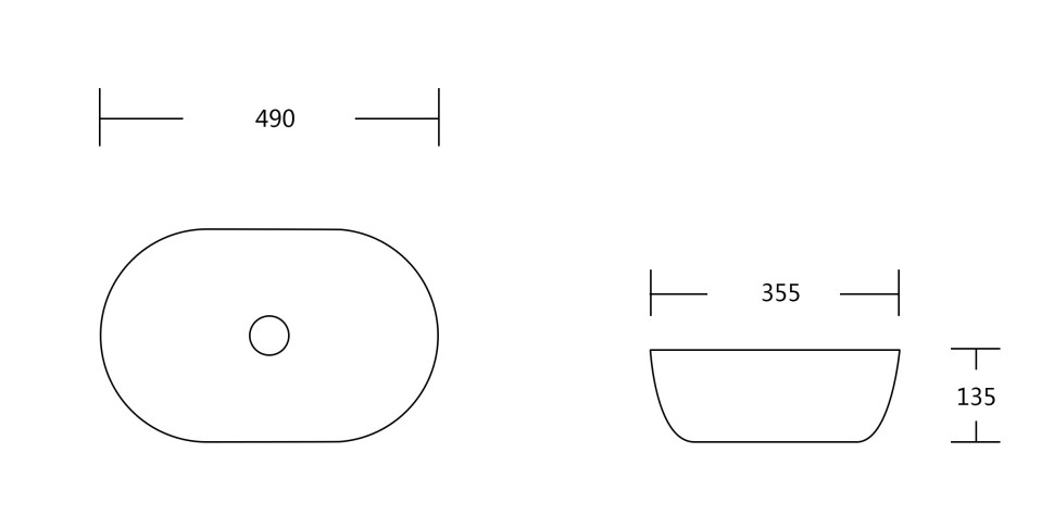 Раковина накладная MILLEAU Boutique MU7100K-MG/EGG (золото матовое/золото гланец)
