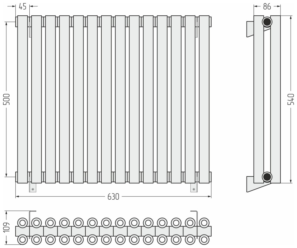 Эстет-00 500х630 14 секций