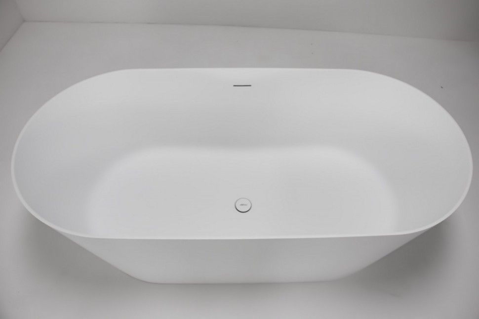 Ванна из искусственного камня ABBER Stein AS9605 белая матовая