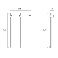Полотенцесушитель электрический ABBER AH4002NG никель