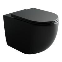 Напольный приставной унитаз Metropol Rimless CN4004MB