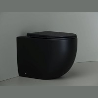 Напольный приставной унитаз Metropol Rimless CN4004MB