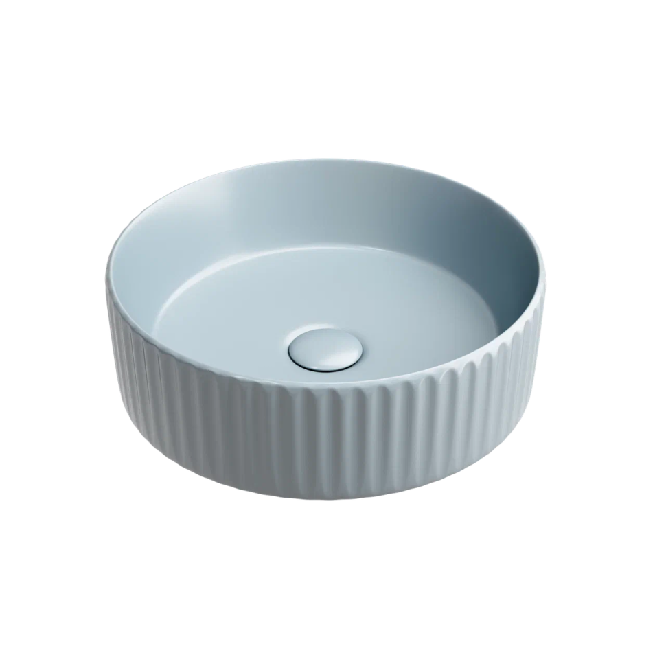 Умывальник чаша накладная круглая (цвет Серо-x