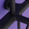 Душевая стойка SANCOS Game для душа с термостатическим смесителем, цвет черный матовый, арт. SC3001MB
