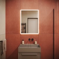 Зеркало для ванной комнаты SANCOS Palace 700х800 с подсветкой, арт. PA700