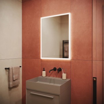 Зеркало для ванной комнаты SANCOS Palace 700х800 с подсветкой, арт. PA700