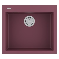 Мойка DECORATION 56, ACRYSTONE, PM935650-ME, MERLOT, 560х500 мм, Paulmark