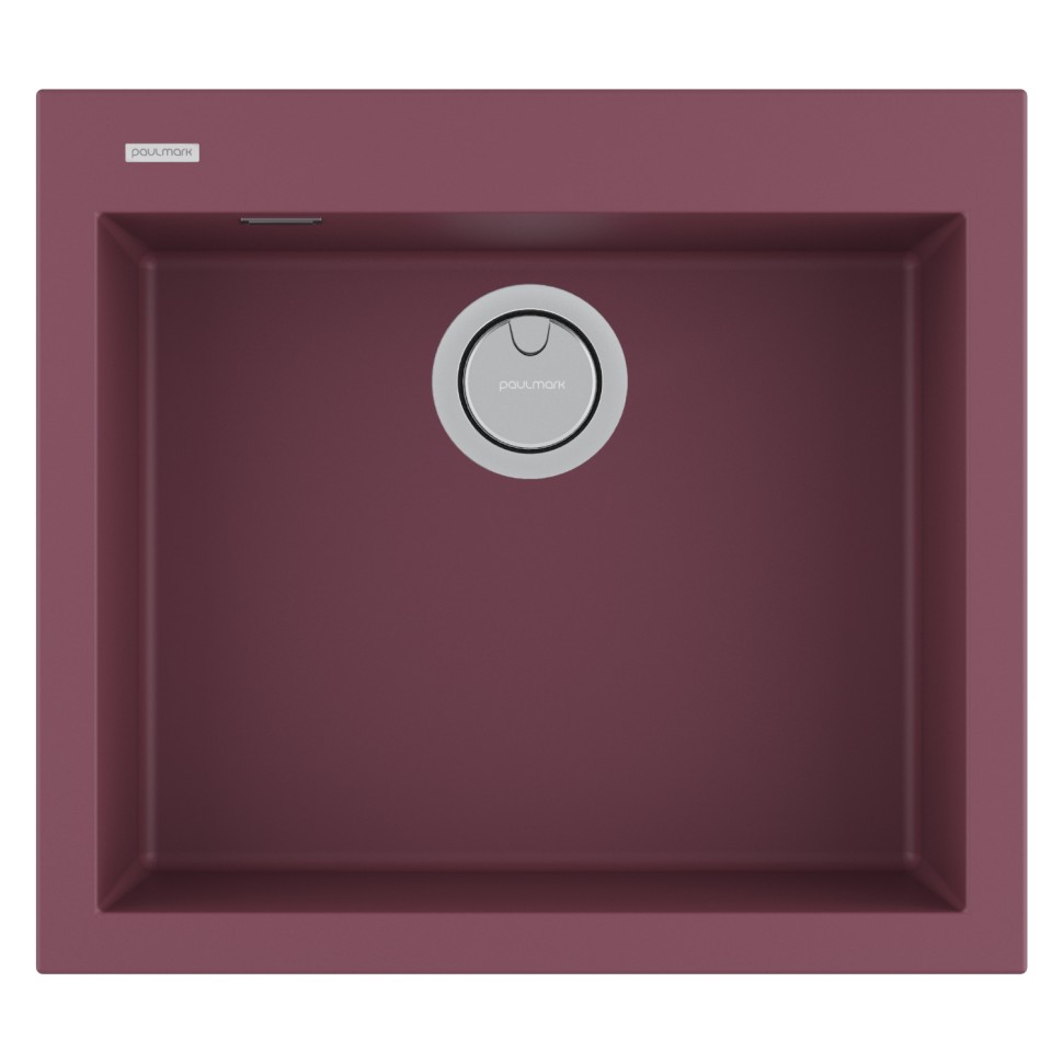 Мойка DECORATION 56, ACRYSTONE, PM935650-ME, MERLOT, 560х500 мм, Paulmark