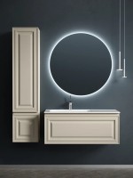 Тумба подвесная SANCOS Very 995х445х406, c одним ящиком оснащенным доводчиками, леавая , Beige Soft , арт.VR100LCE