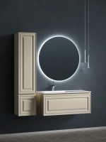 Тумба подвесная SANCOS Very 995х445х406, c одним ящиком оснащенным доводчиками, леавая , Beige Soft , арт.VR100LCE