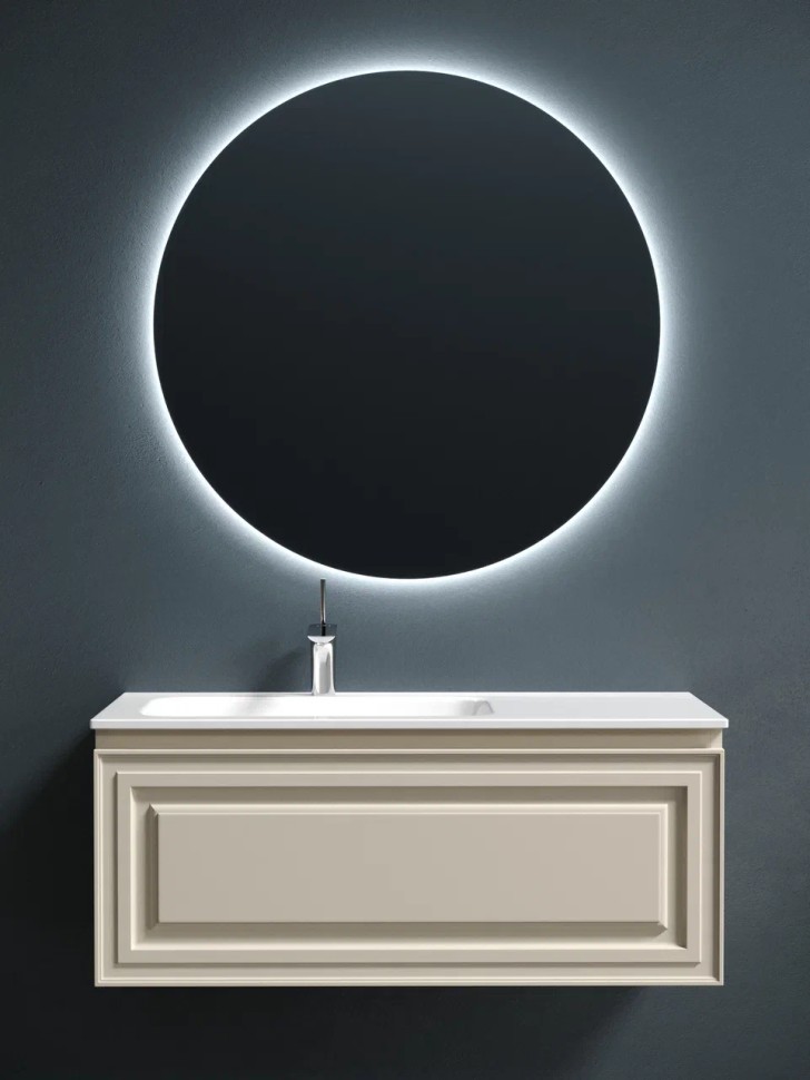 Тумба подвесная SANCOS Very 995х445х406, c одним ящиком оснащенным доводчиками, леавая , Beige Soft , арт.VR100LCE