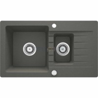 Гранитная мойка, 1.5-чаши с осушкой