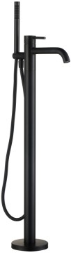 AQM6218MB Siena Смеситель для ванны, напольный (монтажная часть в комплекте), черный матовый