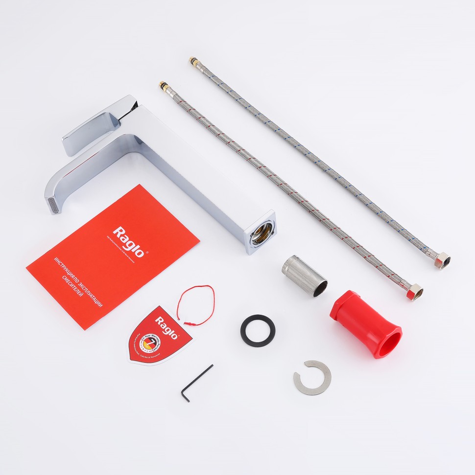 Смеситель Raglo высокий для умывальника, хром