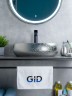 Раковина Gid 9030s 52235 накладная хром 48x34x15