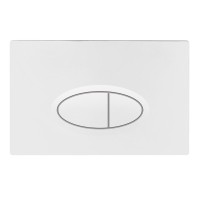 Кнопка смыва BelBagno BB052BL, белая глянцевая