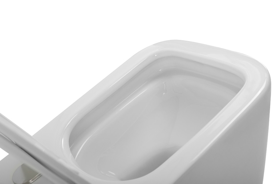 Унитаз подвесной безободковый с сиденьем BelBagno DUE 2.0 BB7107CHR/SC