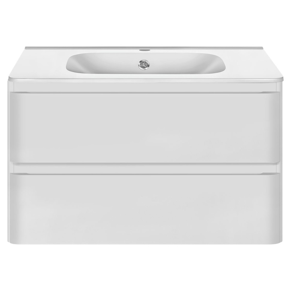 База под раковину Vico 800 подвесная, 2 выкатных ящика soft close, G.White