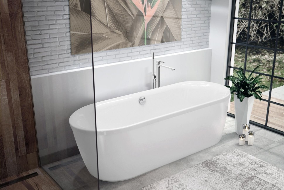 Акриловая ванна CEZARES METAURO-Central-180-80-40-W37