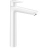 Смеситель Hansgrohe Talis E для раковины 240, на 1 отверстие, с донным клапаном, излив 183 мм, цвет: белый матовый 71716700