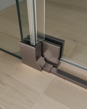 Душевая дверь в нишу CEZARES SLIDER-B-1-100/110-C-GM