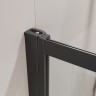 Душевая шторка на ванну с фиксированным креплением одной створки CEZARES SLIDER-FIX-VF-11-90/150-C-NERO