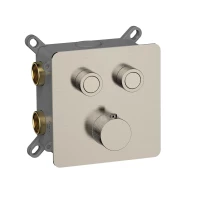 Смеситель с термостатом встраиваемый на 2 потребителя комплект с монтажной частью AQM8811BN