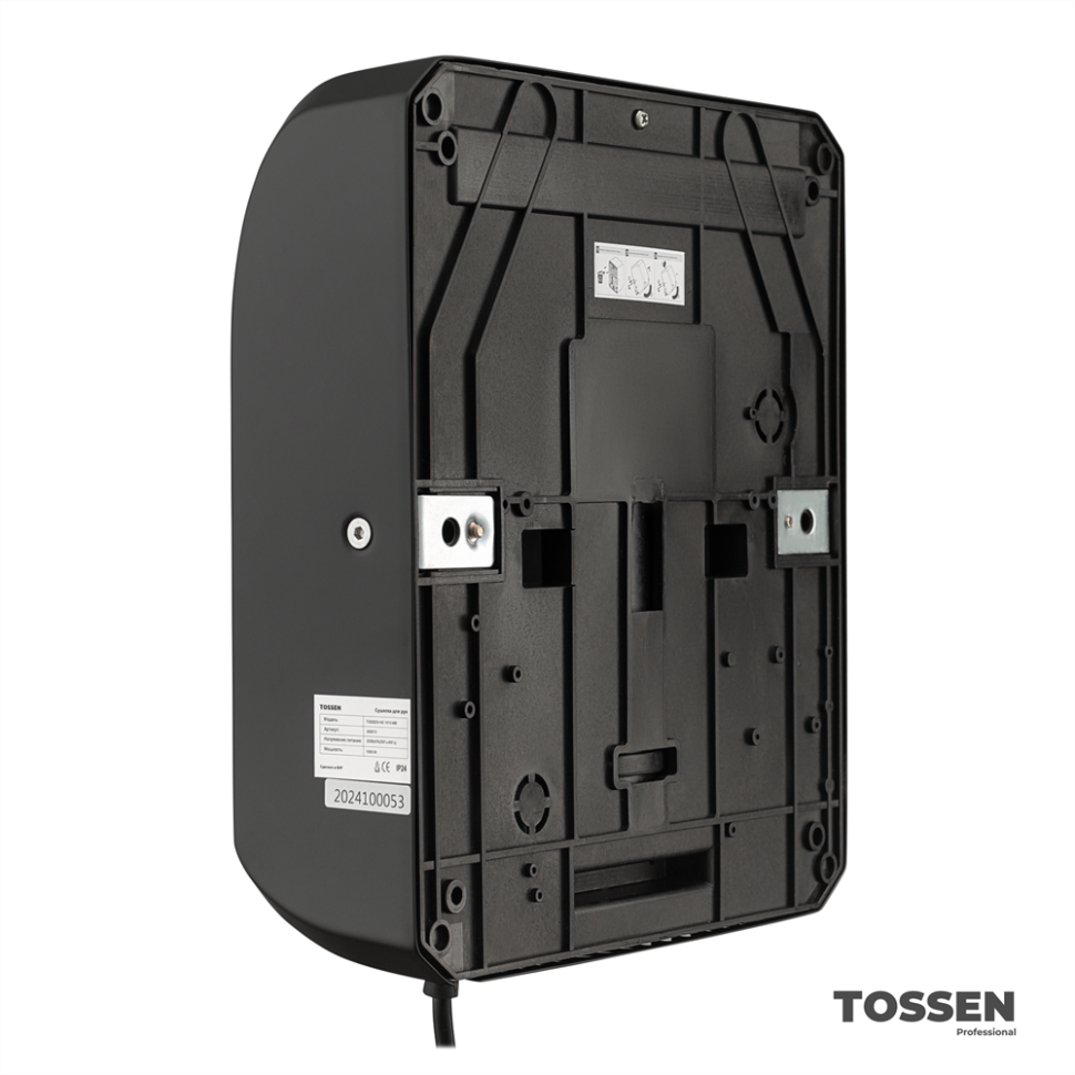 TOSSEN HS 1013 MB - сушилка для рук (коллекция «Матовый чёрный»)