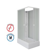Душевая кабина Niagara Promo P110/80/26Q/MT/BK (110х80х200) 4 места