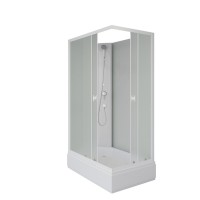 Душевая кабина Niagara Promo P110/80/26Q/MT/BK (110х80х200) 4 места