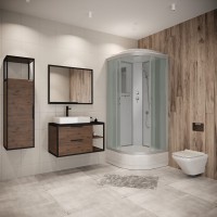 Душевая кабина Niagara Classic NG-3301-14 (90х90х215) средний поддон(26см),стекло матовое,4 места