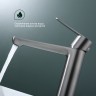Смеситель Splenka высокий для умывальника S222.15.09 Графит