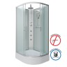 Душевая кабина Niagara Classic NG-33194-14LBKTG (110х90х210) средний поддон(26см),стекло матовое,4 места