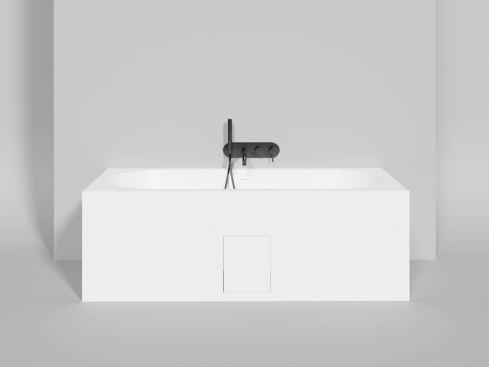 Ванна встраиваемая ORNELLA AXIS 170x75 покраска по RAL полностью S-Sense Глянцевое 103513GF