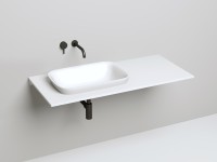 Раковина полувстраиваемая MAREA 02 покраска по RAL полностью 598х398х165 S-Stone Матовое