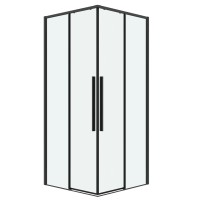 Душевое ограждение Grossman Galaxy 300.K33.01.8080.42.00 (80х80х195) квадрат,раздвижная,графит сатин,стекло прозрачное, 1 место