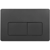 Кнопка смыва Veconi FLUSH V5, чёрный матовый