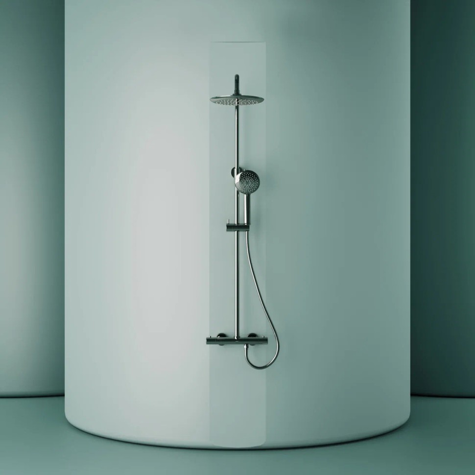 Душевая стойка SANCOS Game для душа с термостатическим смесителем, цвет хром, арт. SC3002CH