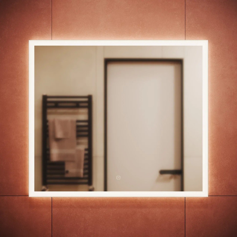 Зеркало для ванной комнаты SANCOS Palace 800х700 с подсветкой, арт. PA800